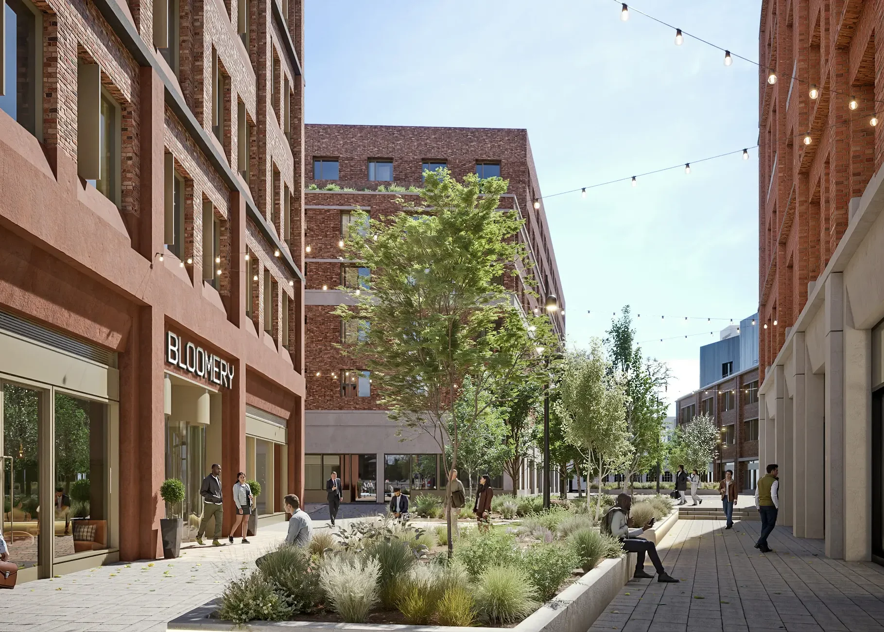 Phoenix Square - Daytime view CGI