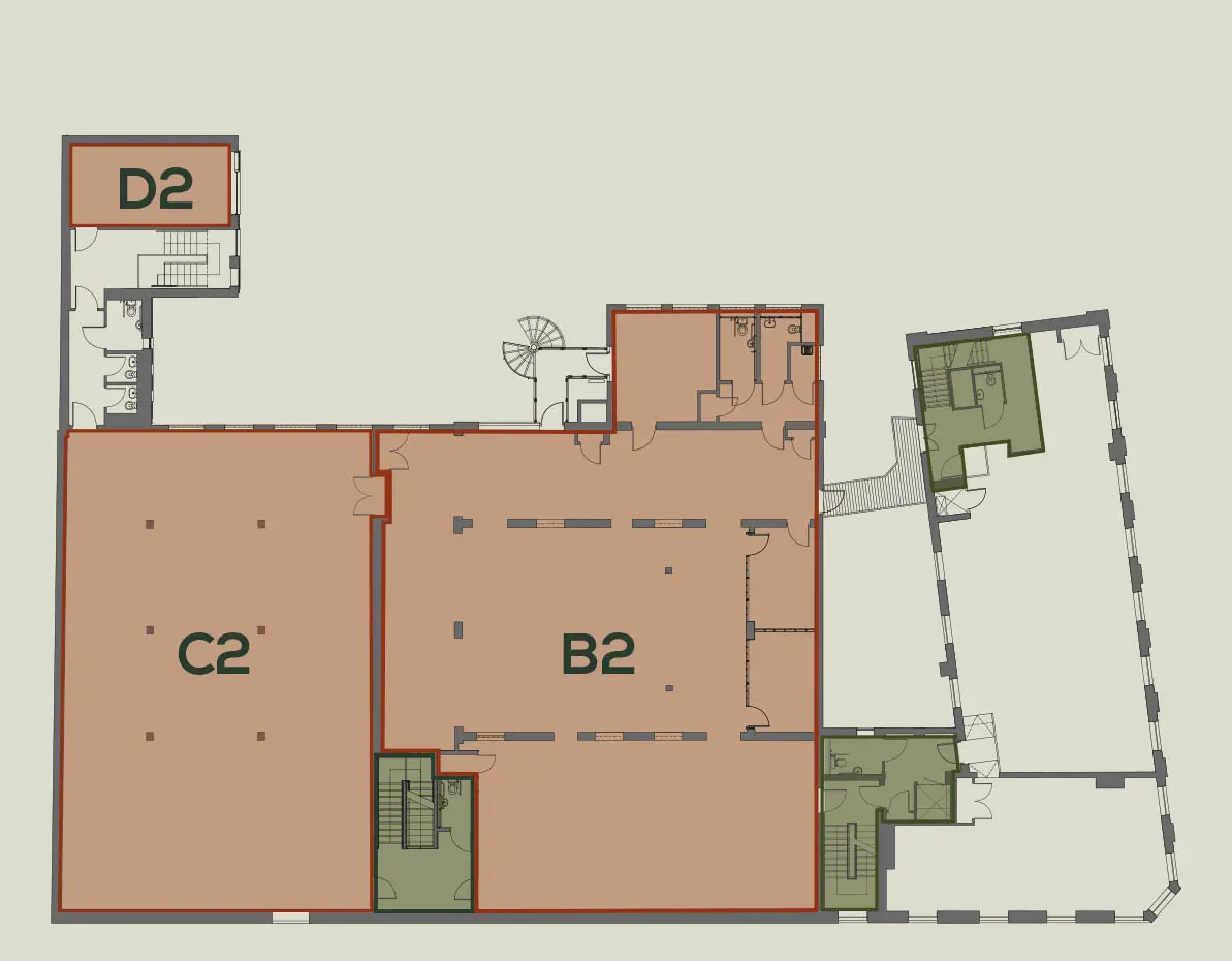 The Walker Building - Upper Floor Plan